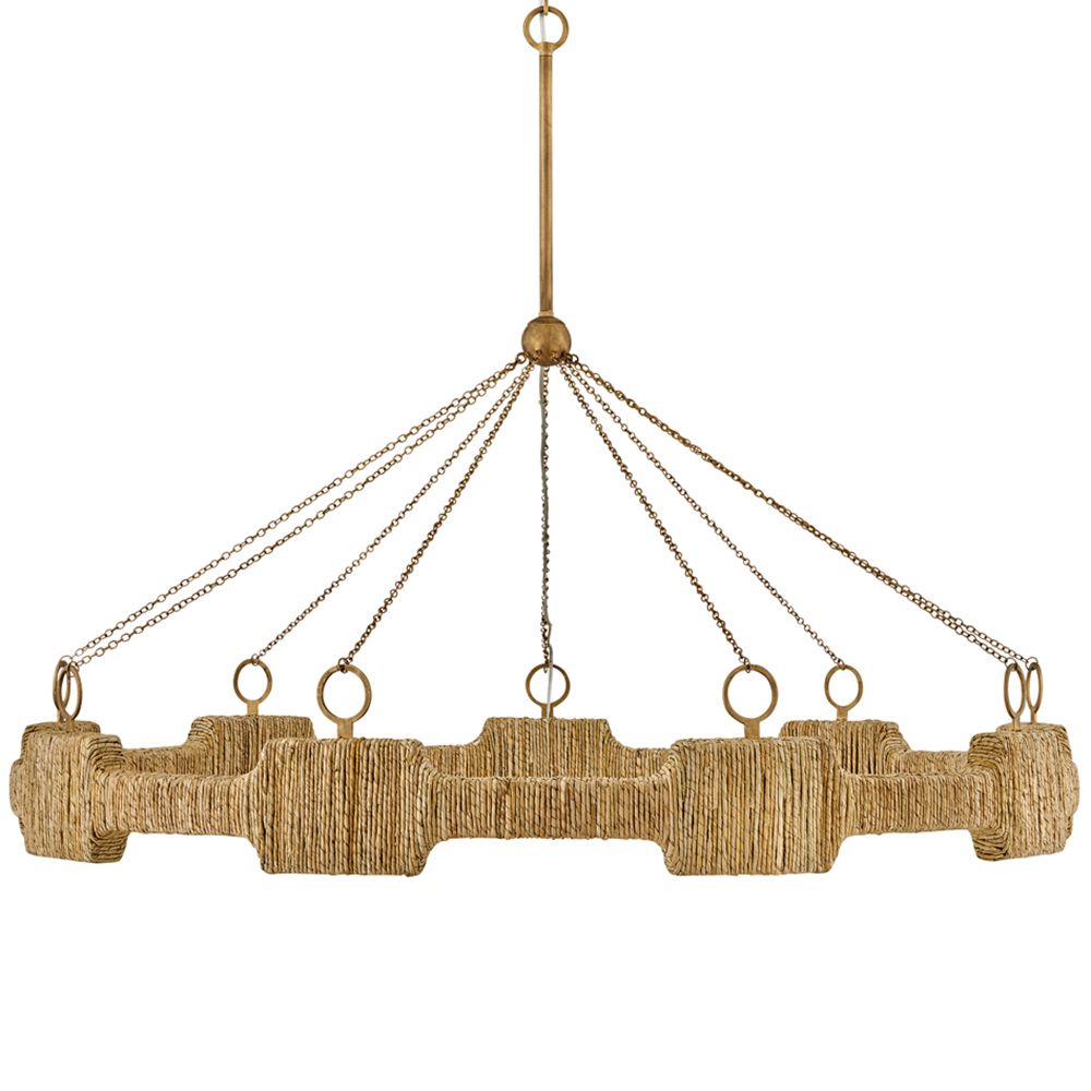 Hinkley Chandelier Raffi Large LED Single Tier 48" Burnished Gold