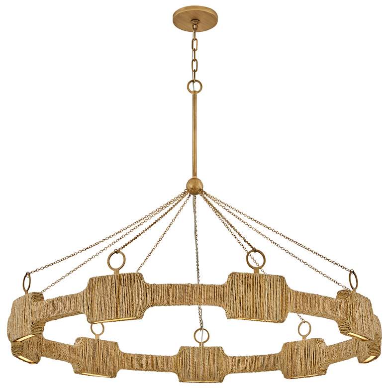 Image 1 HINKLEY CHANDELIER RAFFI Large LED Single Tier Burnished Gold