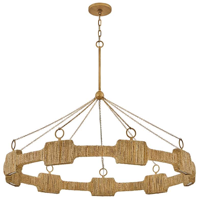 Image 3 HINKLEY CHANDELIER RAFFI Large LED Single Tier Burnished Gold more views