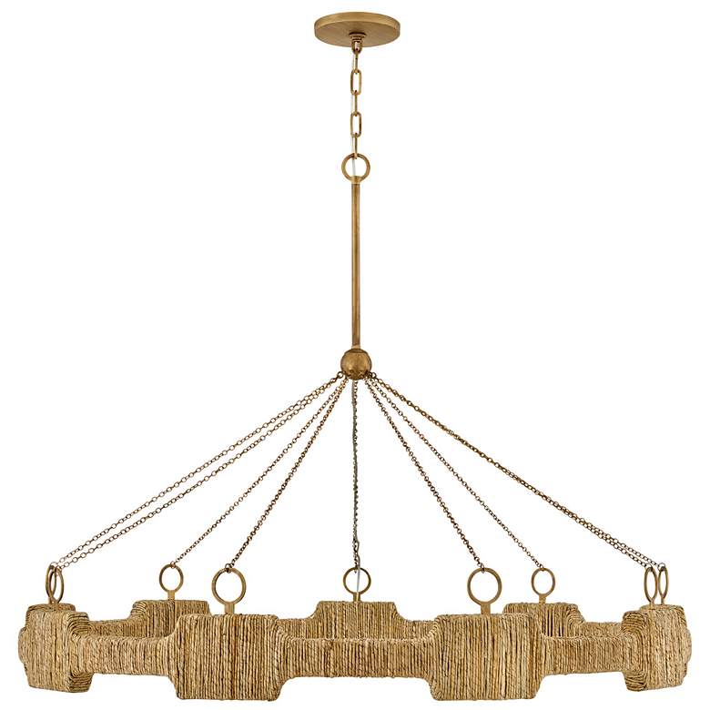 Image 4 HINKLEY CHANDELIER RAFFI Large LED Single Tier Burnished Gold more views