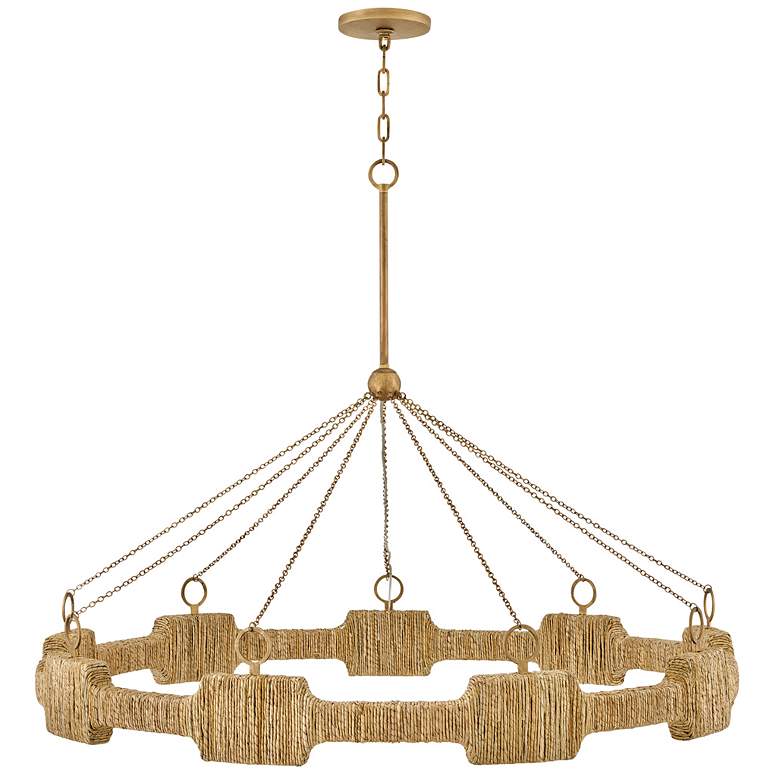 Image 5 HINKLEY CHANDELIER RAFFI Large LED Single Tier Burnished Gold more views