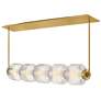 Hinkley - Chandelier Reign Five Light LED Linear- Lacquered Brass