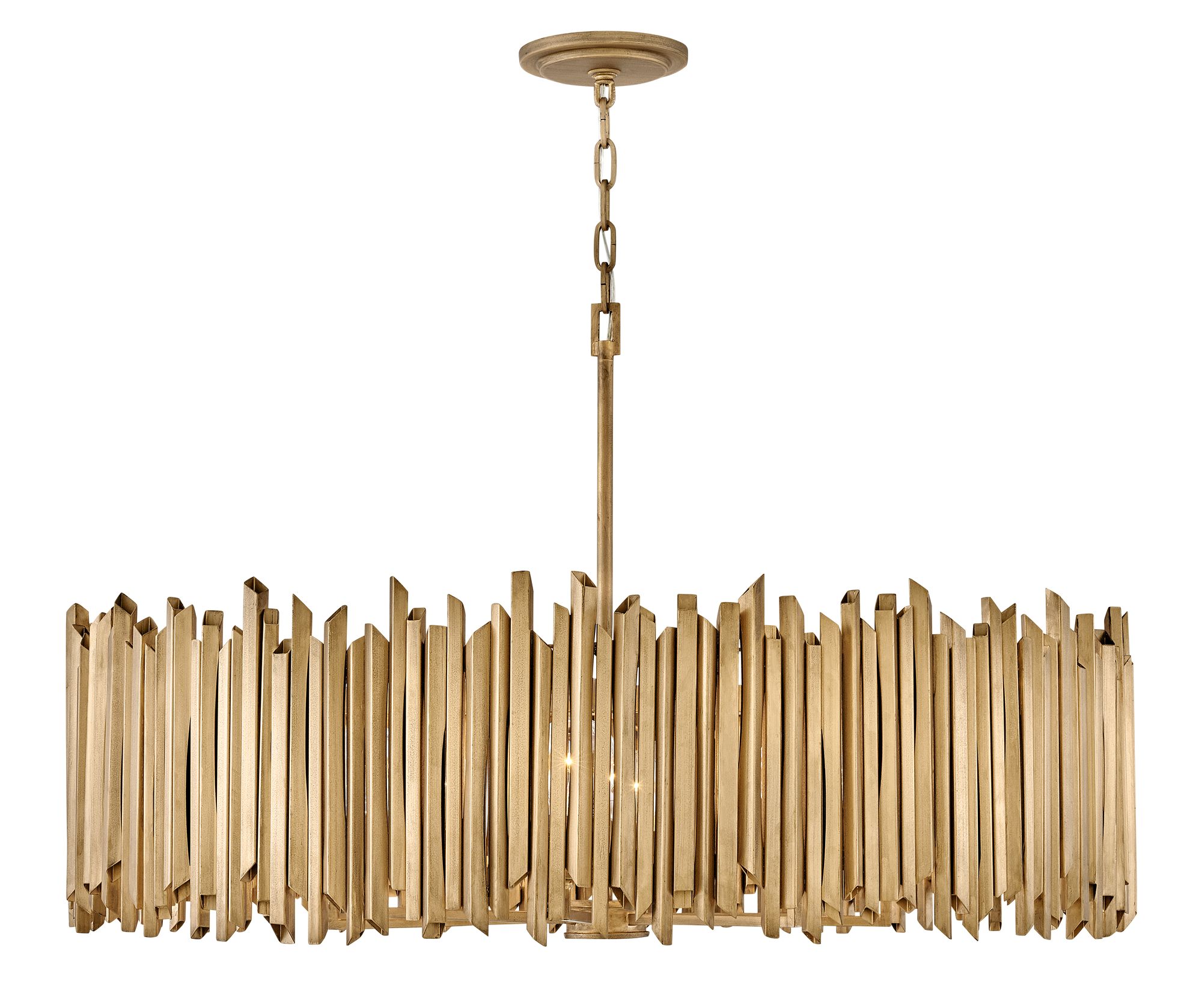 Image 2 Hinkley - Chandelier Roca Large Single Tier Pendant- Burnished Gold more views