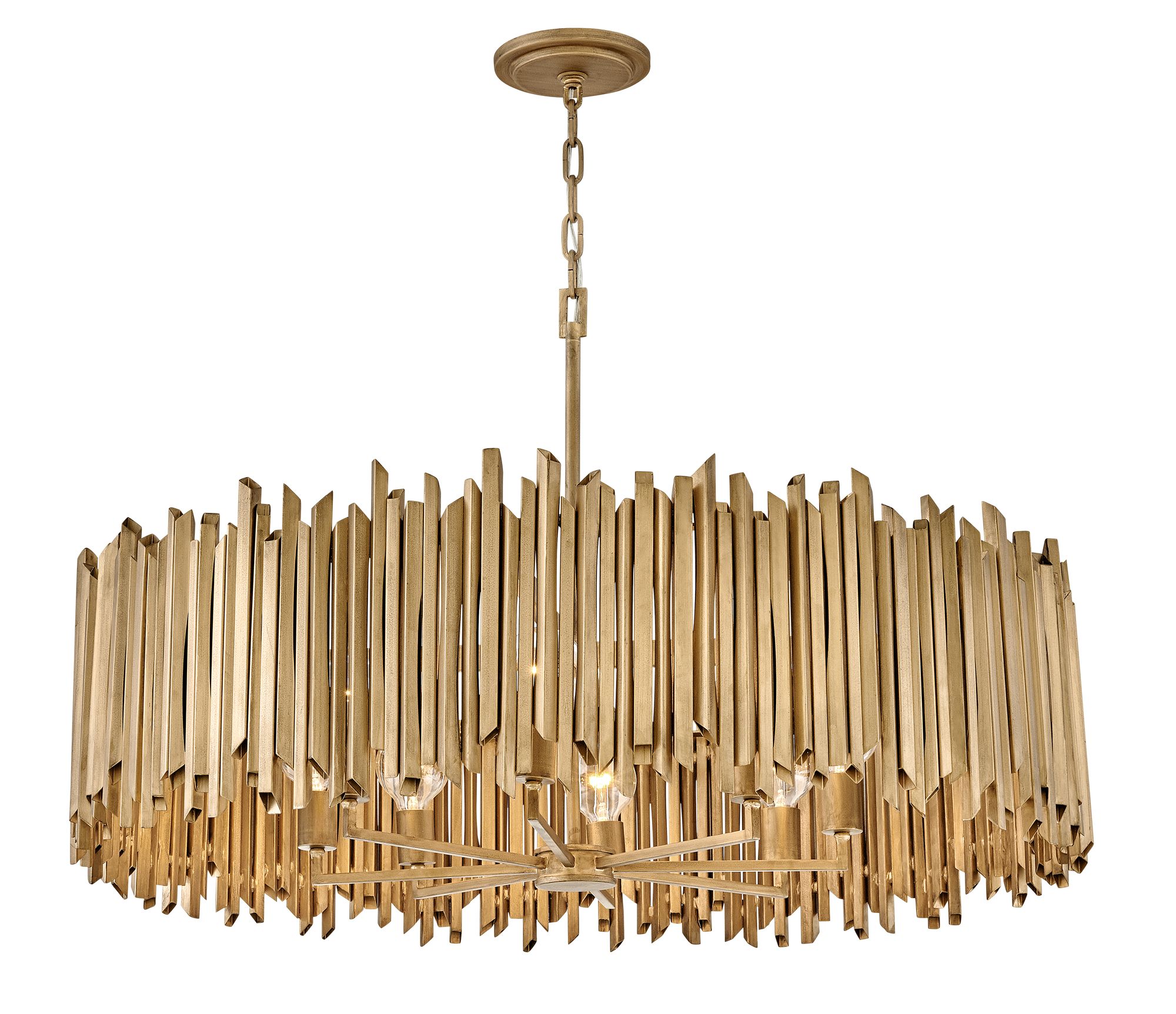 Image 6 Hinkley - Chandelier Roca Large Single Tier Pendant- Burnished Gold more views