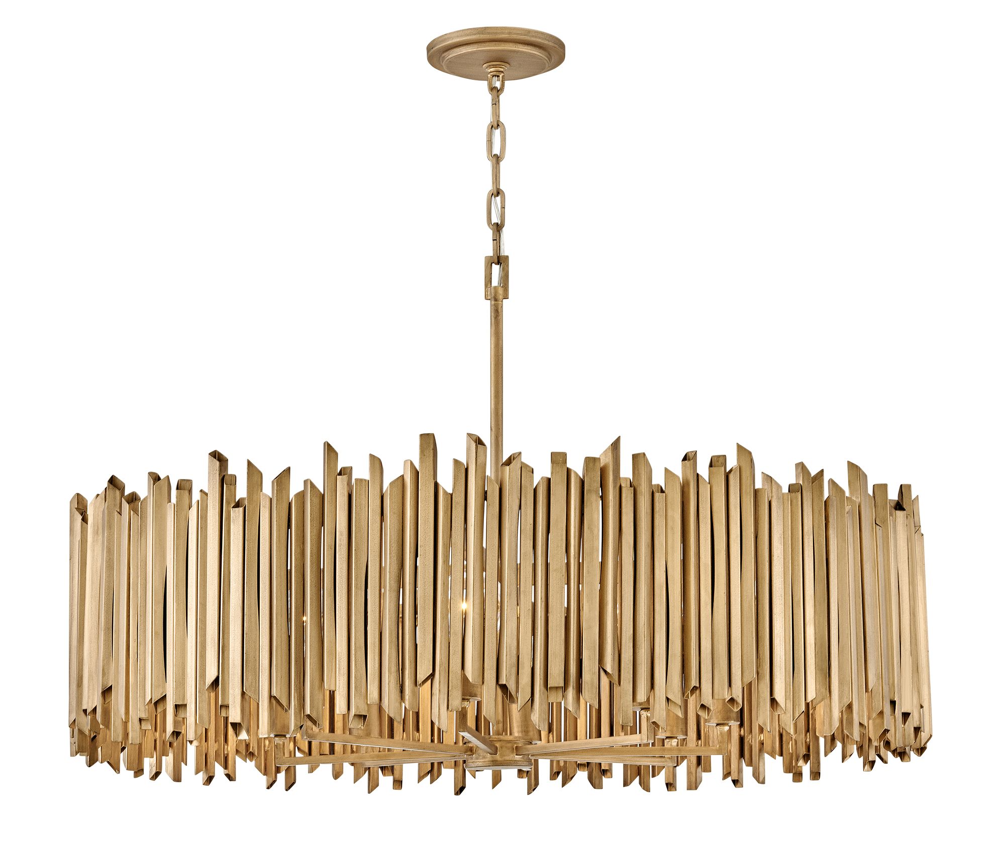 Image 7 Hinkley - Chandelier Roca Large Single Tier Pendant- Burnished Gold more views