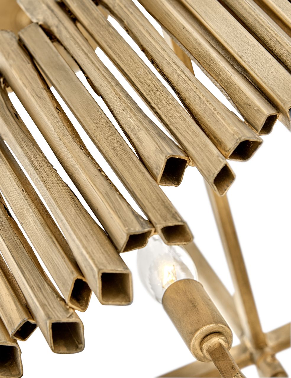 Image 4 Hinkley Chandelier Roca Medium Drum Chandelier 24" Burnished Gold more views