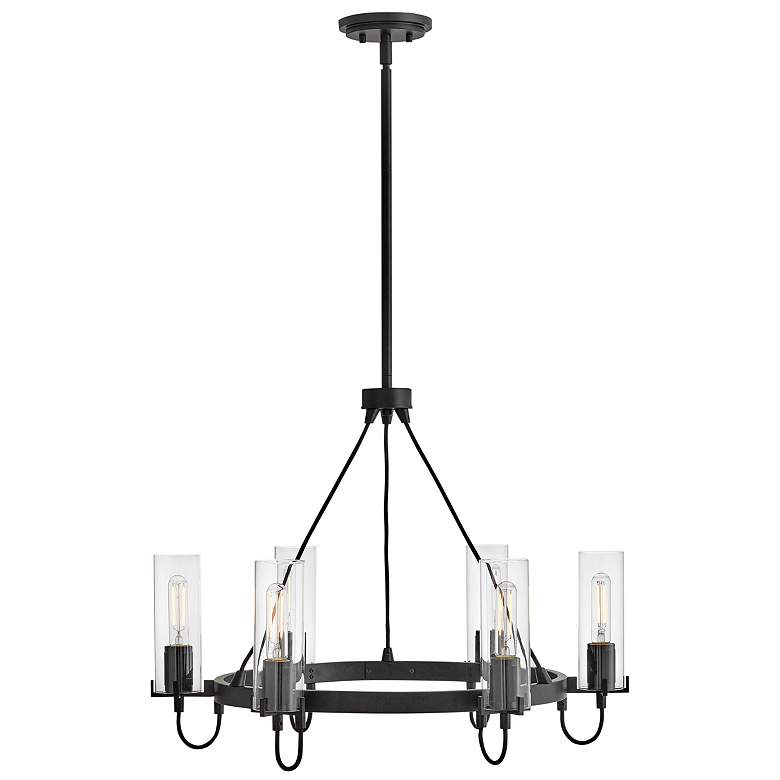 Image 1 Hinkley Chandelier Ryden Medium Chandelier Black