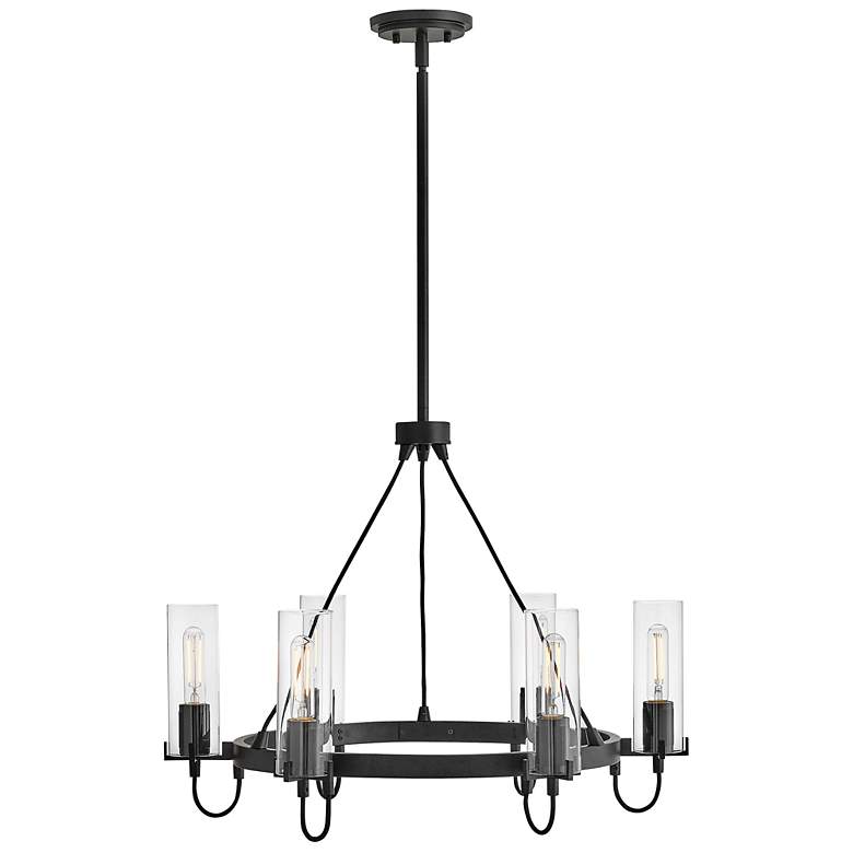 Image 2 Hinkley Chandelier Ryden Medium Chandelier Black more views