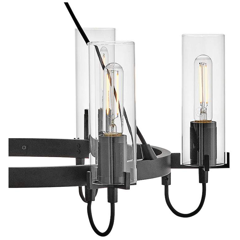Image 7 Hinkley Chandelier Ryden Medium Chandelier Black more views