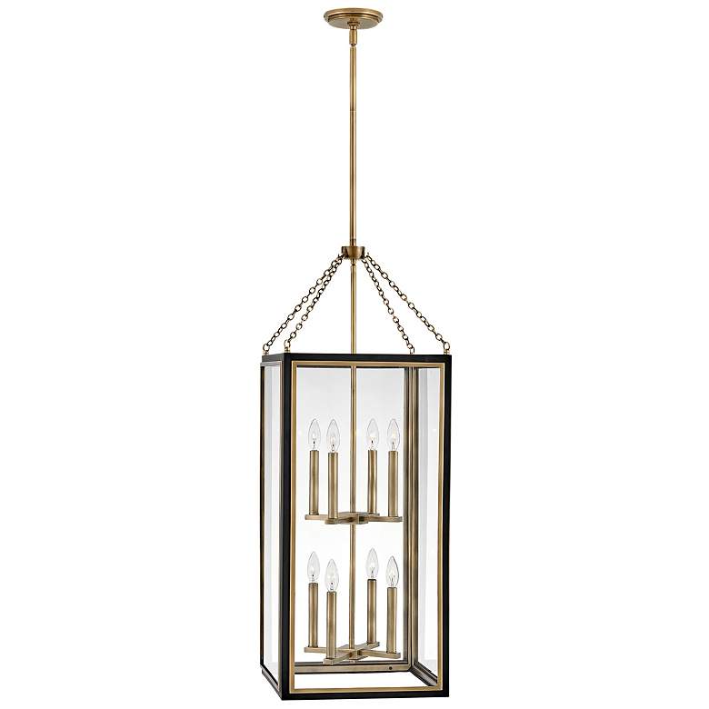 Image 1 Hinkley Chandelier Shaw Medium Multi Tier Pendant 15.5" Black