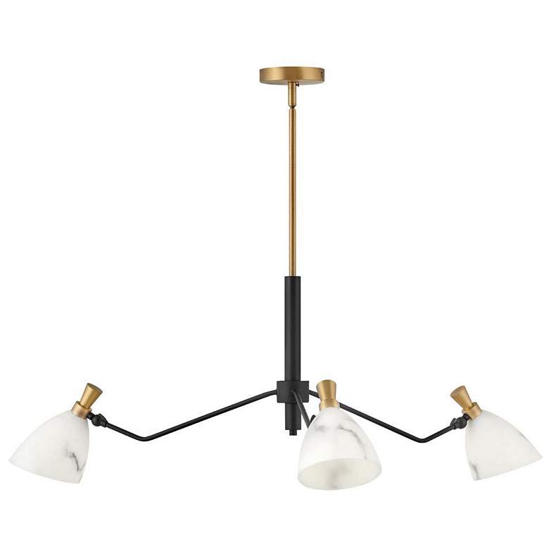 Image 1 Hinkley Chandelier Sinclair Large Single Tier 40" Heritage Brass
