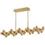 Hinkley - Chandelier Stitch LED Linear- Lacquered Brass