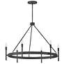HINKLEY CHANDELIER TRESS Large Single Tier Forged Iron