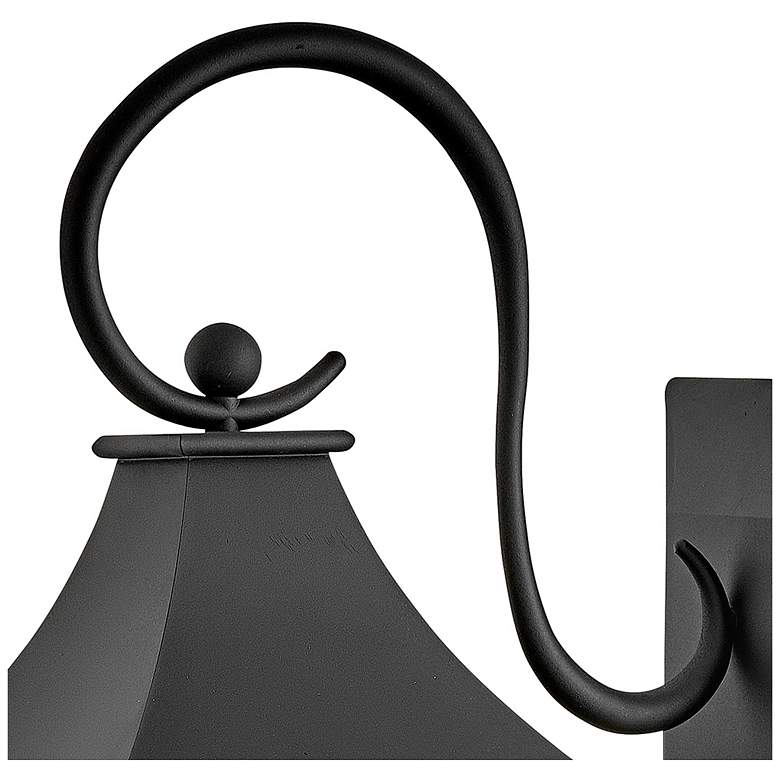 Image 7 Hinkley Chapel Hill 30" High Museum Black 3-Light Outdoor Wall Light more views
