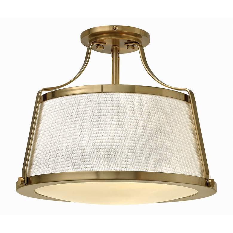 Image 2 Hinkley Charlotte 16" Wide Brushed Caramel Ceiling Light