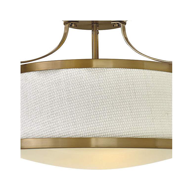 Image 2 Hinkley Charlotte 20" Brushed Caramel Semi-Flush Mount Ceiling Light more views