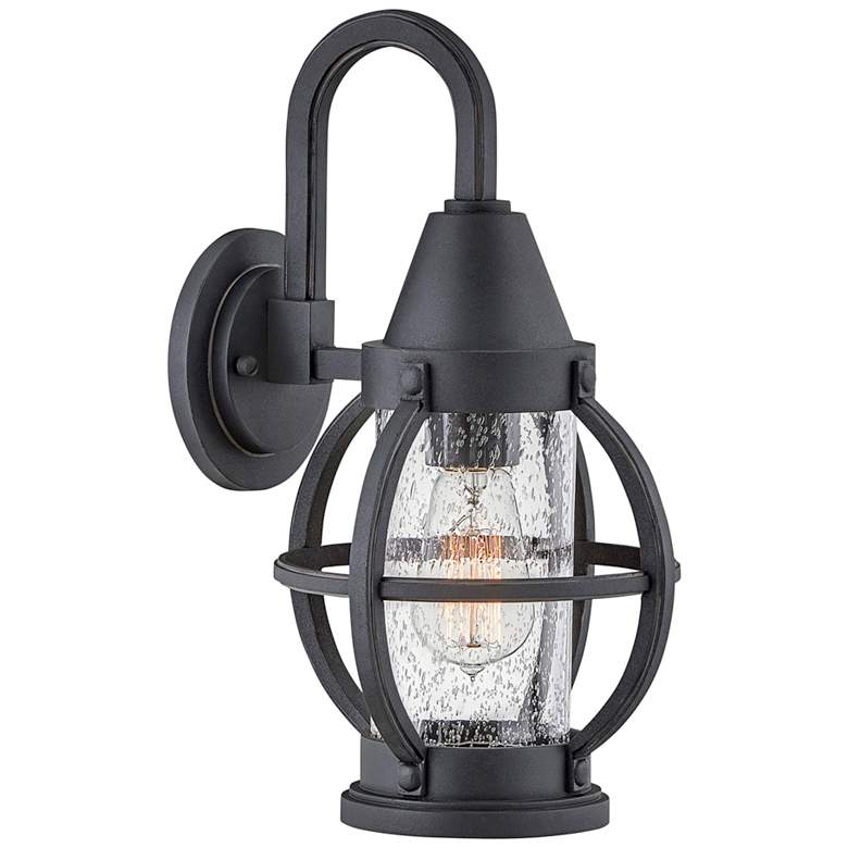 Image 2 Hinkley Chatham 15" High Museum Black Outdoor Wall Light