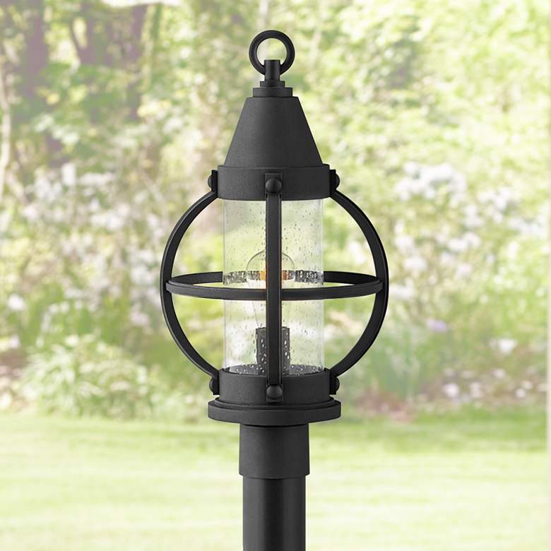 Image 1 Hinkley Chatham 20 3/4" High Museum Black Outdoor Post Light