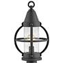Hinkley Chatham 20 3/4" High Museum Black Outdoor Post Light