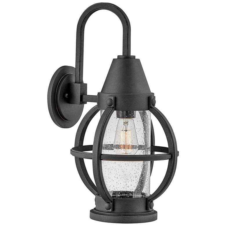 Image 2 Hinkley Chatham 20" High Museum Black Outdoor Wall Light