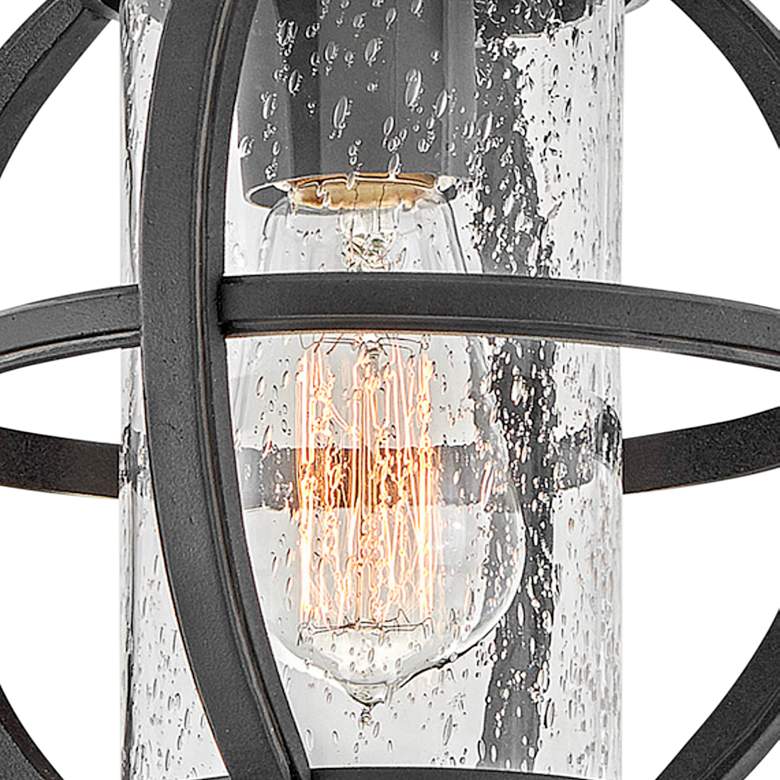 Image 3 Hinkley Chatham 8 1/4" Wide Museum Black Outdoor Ceiling Light more views