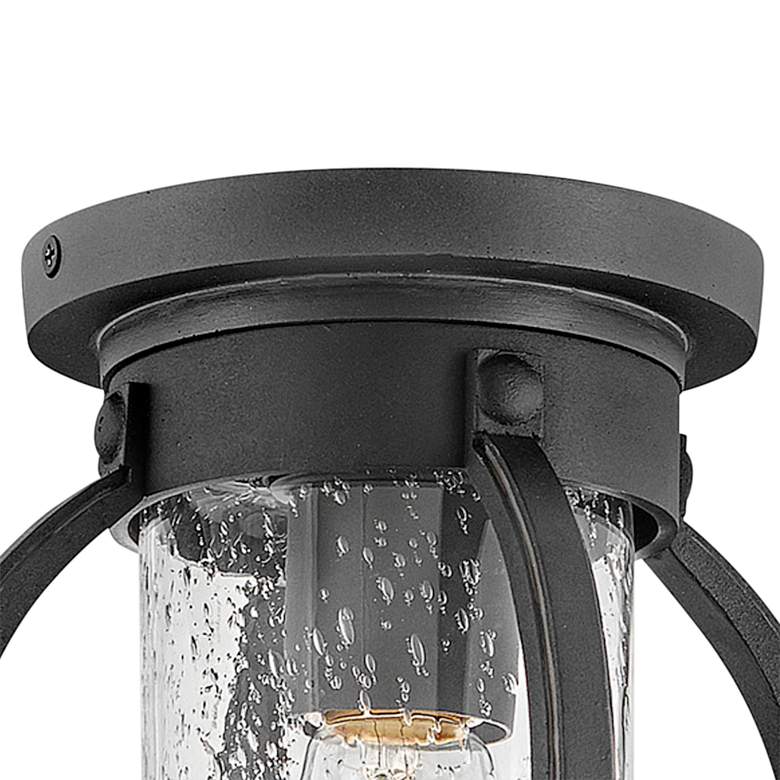 Image 4 Hinkley Chatham 8 1/4" Wide Museum Black Outdoor Ceiling Light more views