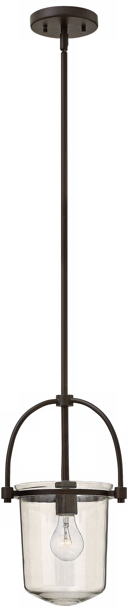 Hinkley Clancy 10" Wide Buckeye Bronze Mini Pendant 4Y163 Lamps Plus