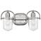 Hinkley Clancy 8 1/4"H Brushed Nickel 2-Light Wall Sconce