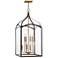 Hinkley Clarendon 20" Wide Clear Glass and Bronze Foyer Pendant