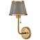 Hinkley Clarke 15 3/4" High Lacquered Dark Brass Wall Sconce