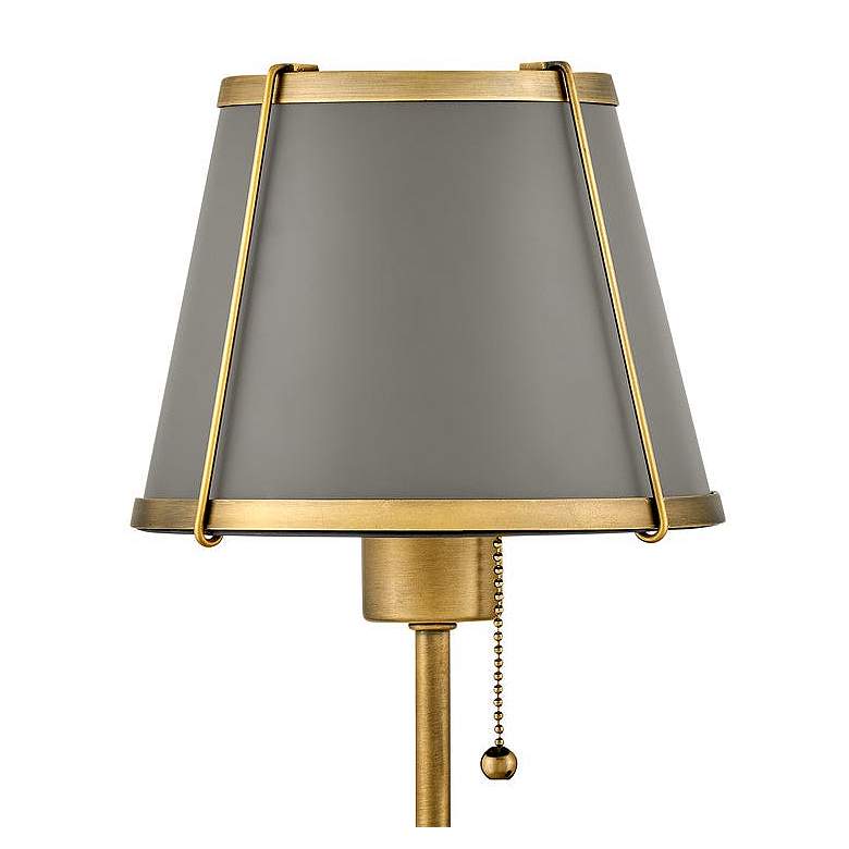 Image 2 Hinkley Clarke 15 3/4" High Lacquered Dark Brass Wall Sconce more views