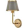 2_Hinkley Clarke 15 3/4" High Lacquered Dark Brass Wall Sconce more views