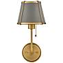 7_Hinkley Clarke 15 3/4" High Lacquered Dark Brass Wall Sconce more views