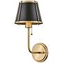 4_Hinkley Clarke 15 3/4" High Warm Brass Wall Sconce more views