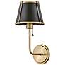 5_Hinkley Clarke 15 3/4" High Warm Brass Wall Sconce more views