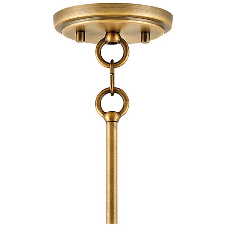 Image 7 Hinkley Clarke 16 1/4" Wide Brass and Gray Pendant Light more views