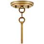 7_Hinkley Clarke 16 1/4" Wide Brass and Gray Pendant Light more views