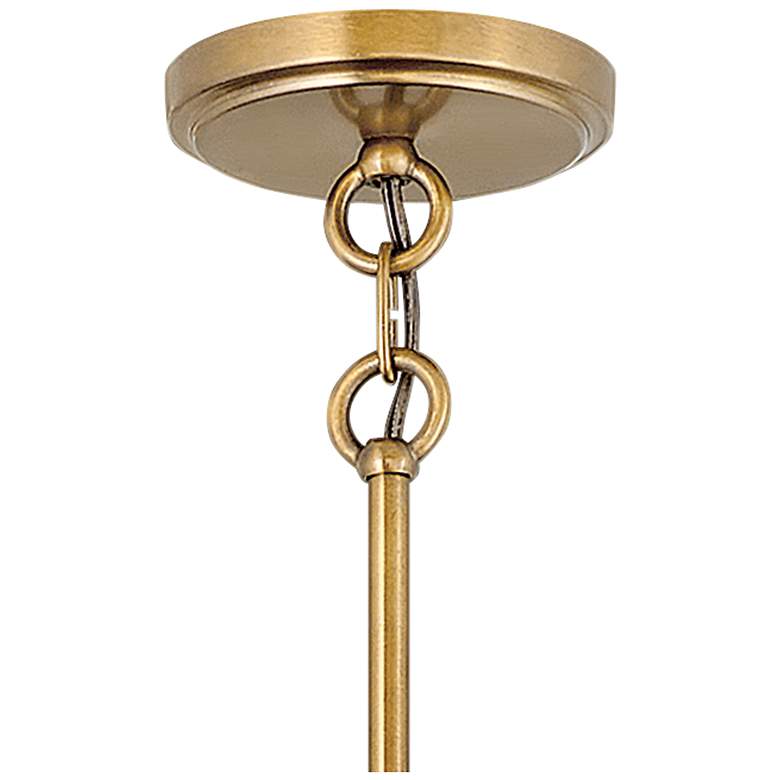 Image 7 Hinkley Clarke 16 1/4" Wide Brass Black Drum Pendant Light more views