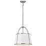 2_Hinkley Clarke 16 1/4"W Polished Nickel Drum Pendant Light more views