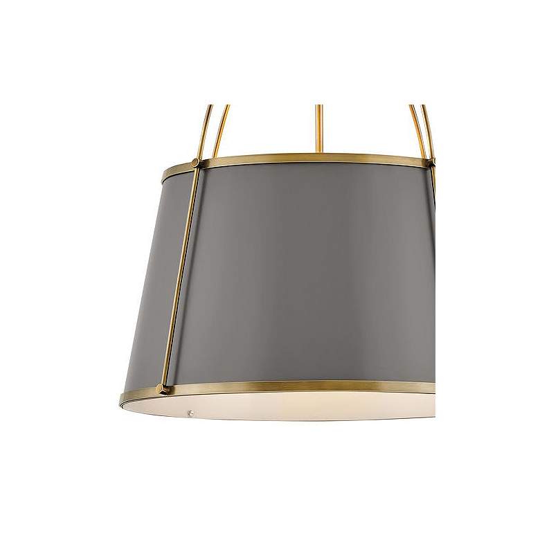 Image 3 Hinkley Clarke 24 1/2" Wide Warm Brass Pendant Light more views