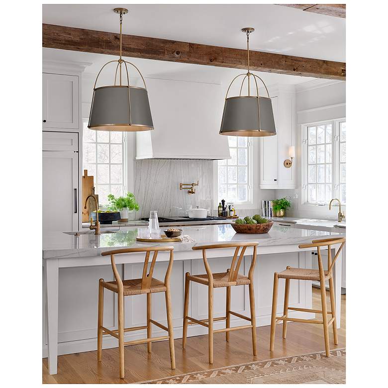 Image 4 Hinkley Clarke 24 1/2" Wide Warm Brass Pendant Light more views