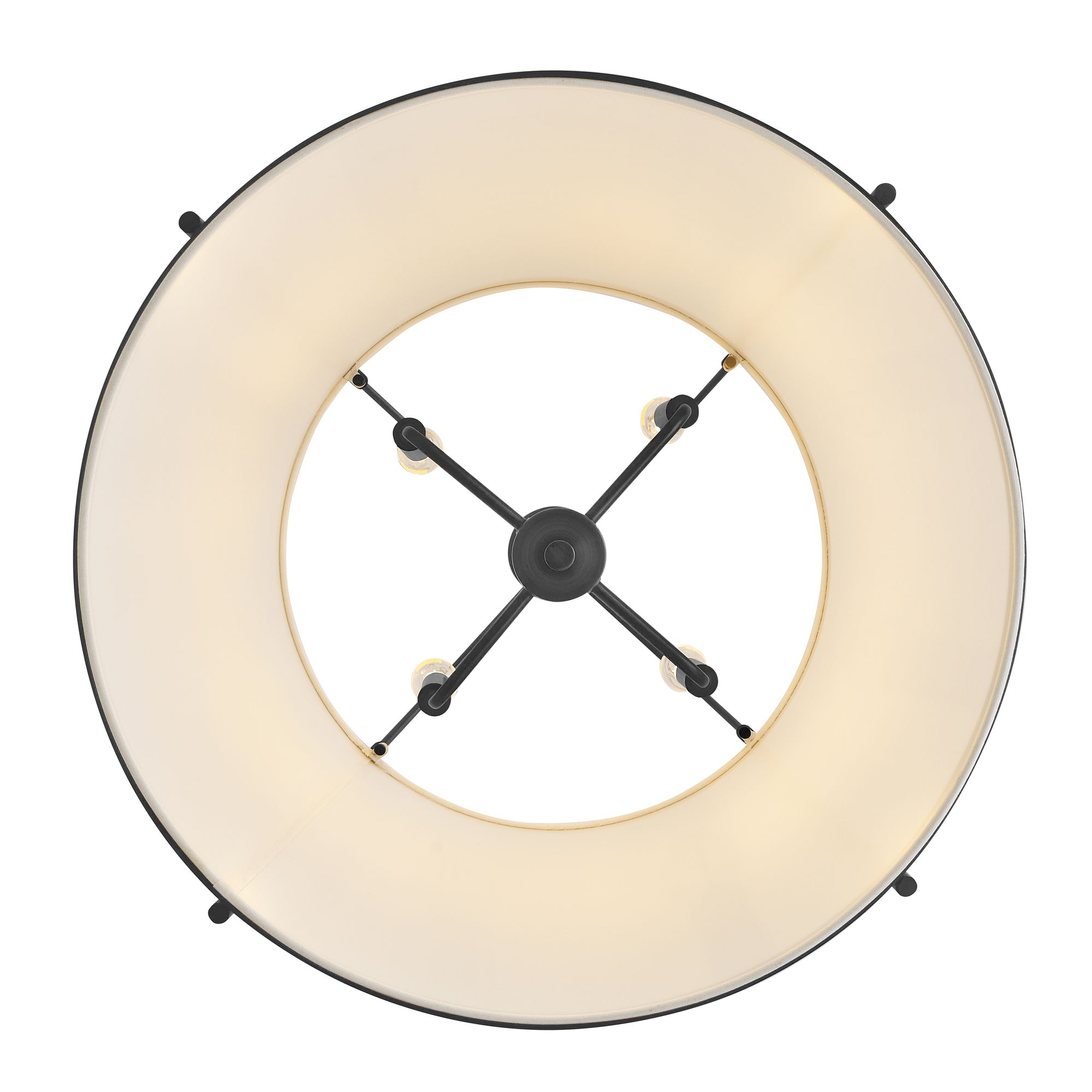 Image 7 Hinkley Clarke Large Drum Pendant 16" Black more views