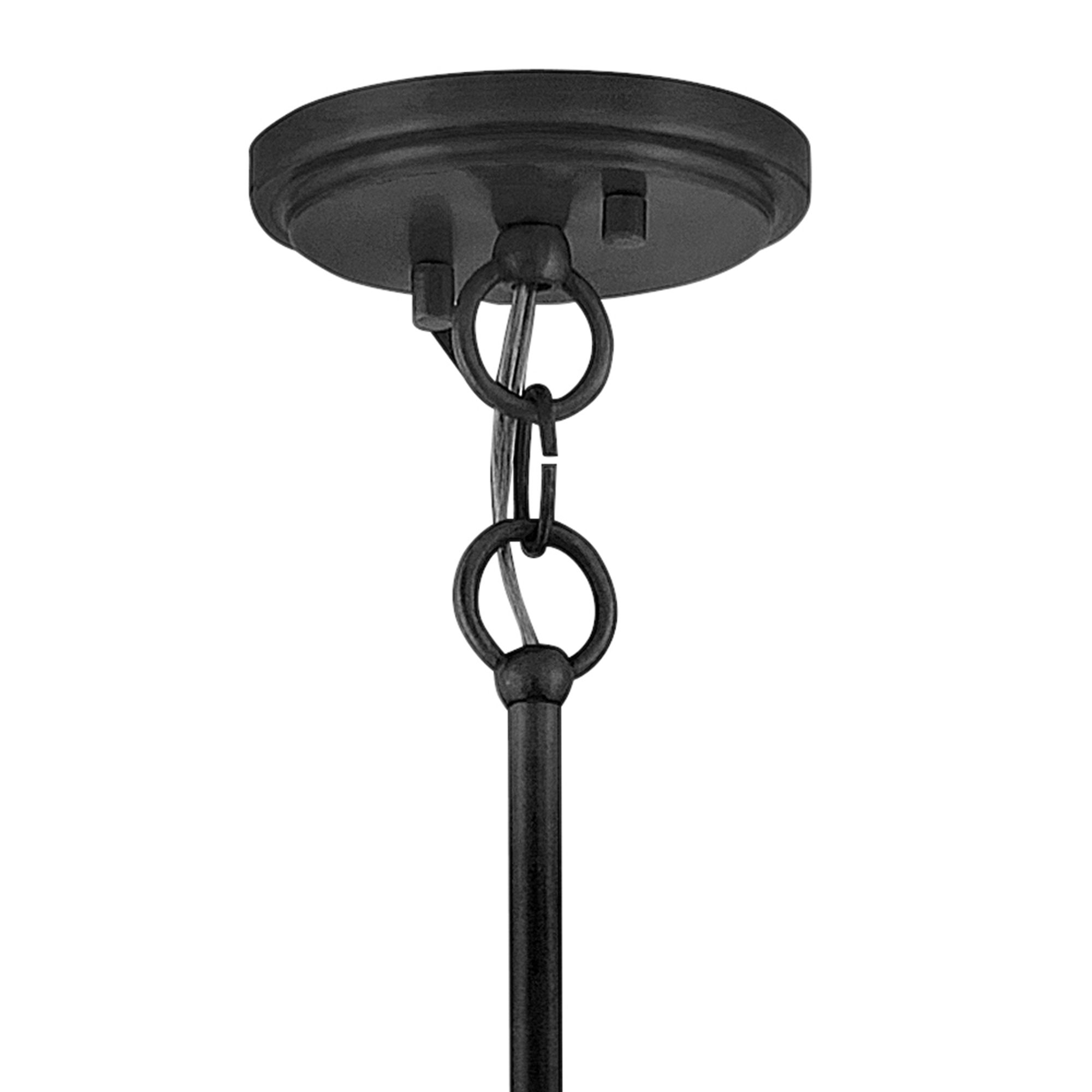 Hinkley Clarke Large Drum Pendant 16" Black