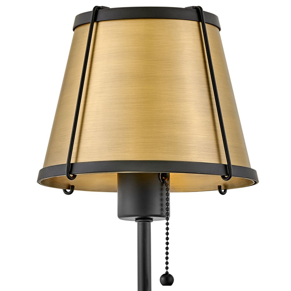 Hinkley Clarke Medium Single Light Sconce 15.75" Black