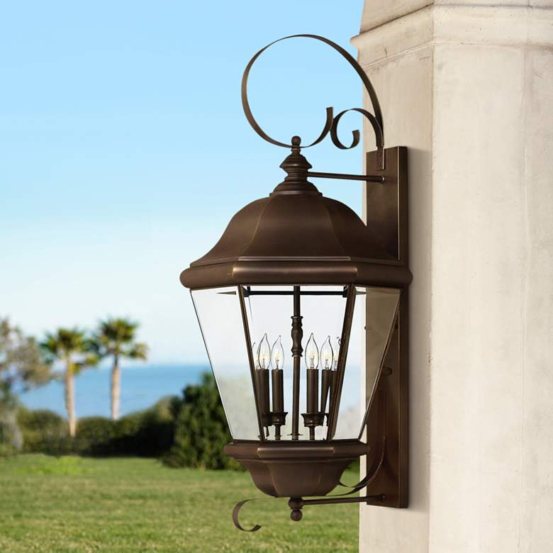 Image 1 Hinkley Clifton Park 36 inch High Copper Bronze Outdoor Wall Lamp
