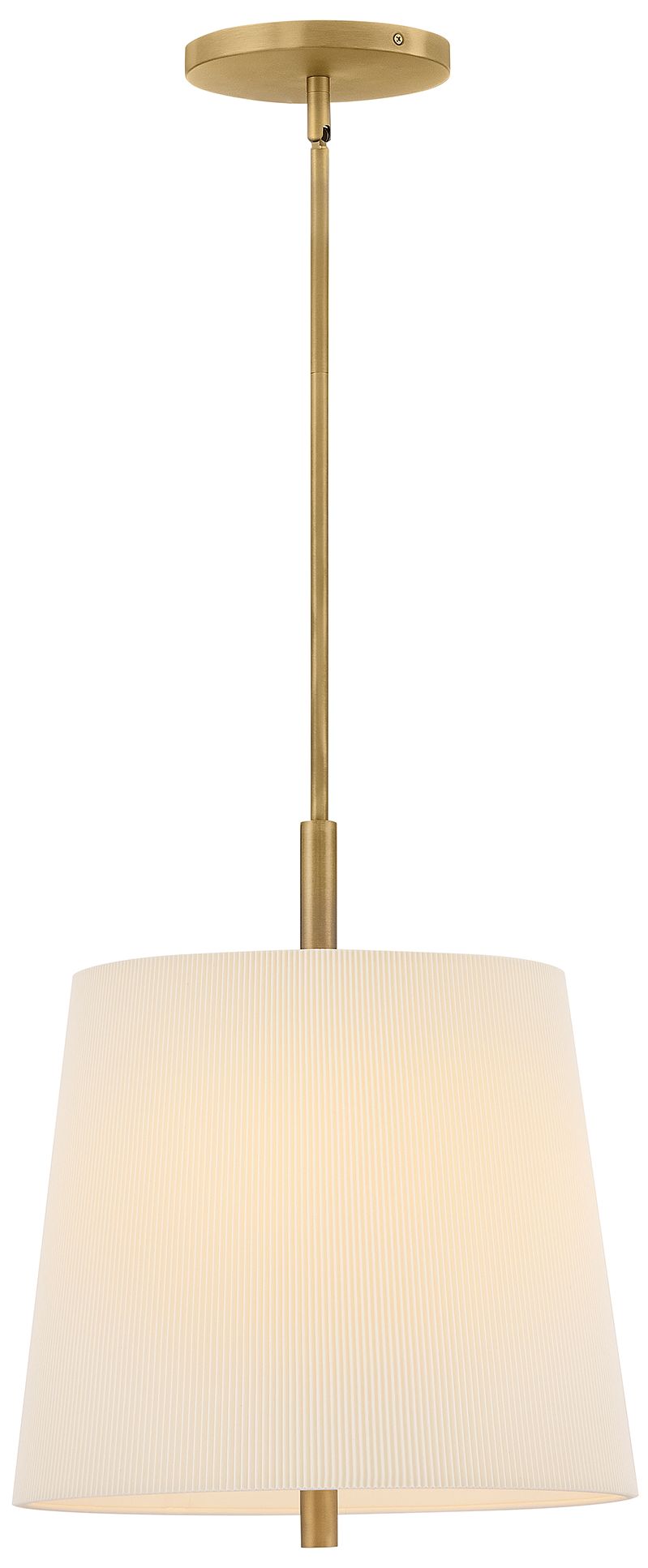 Hinkley Clive Large Tapered Pendant 16" Heritage Brass