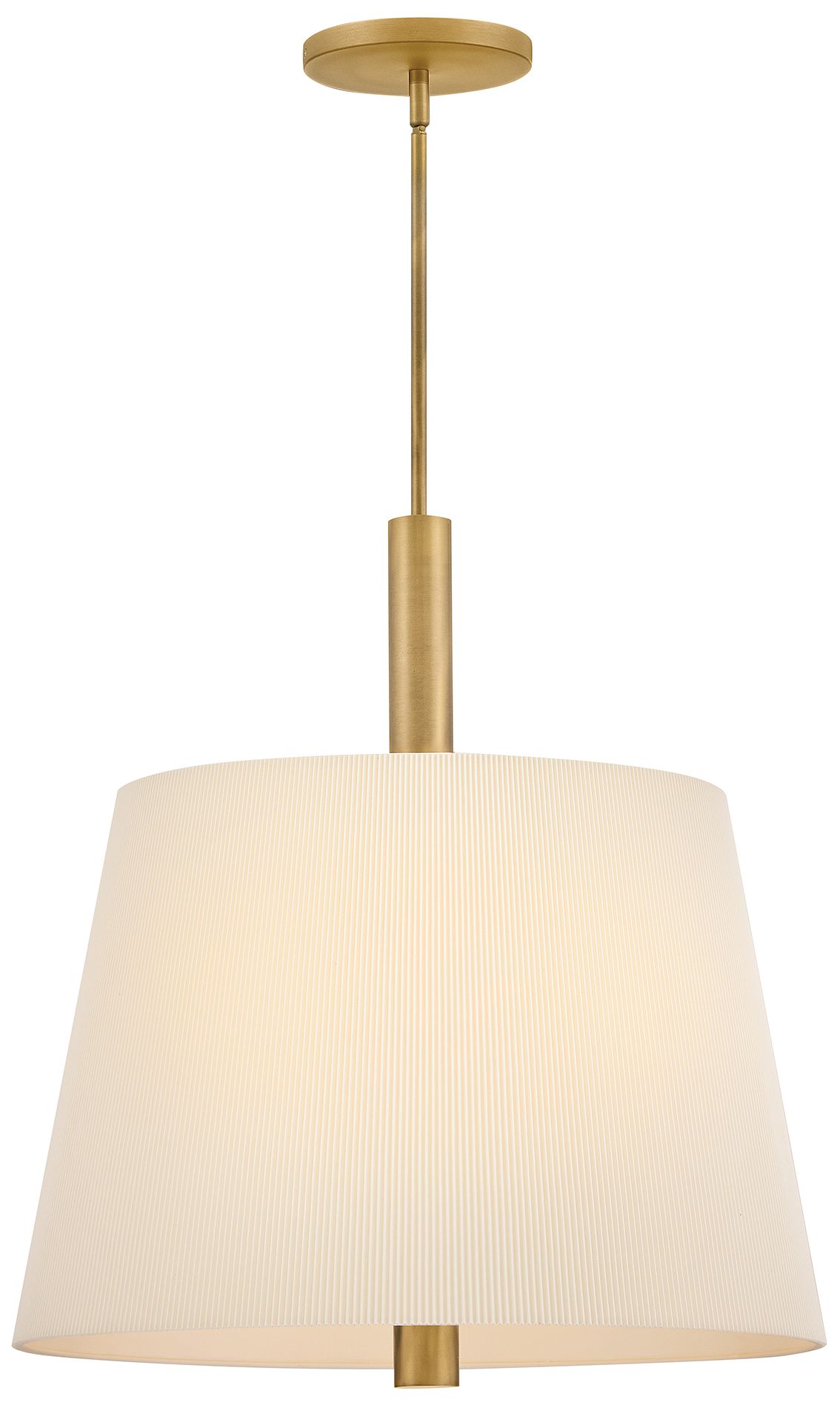 Hinkley Clive Medium Tapered Chandelier 24" Heritage Brass