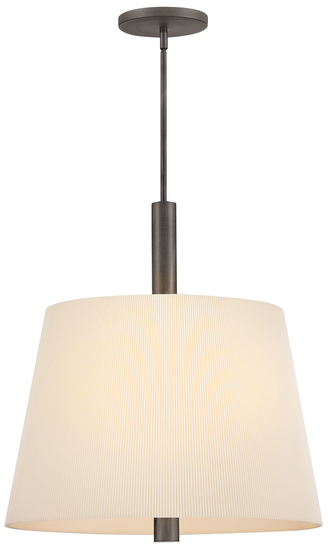 Hinkley Clive Medium Tapered Chandelier 24" Slate Bronze