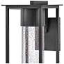2_Hinkley Coen 16" High Black LED Outdoor Lantern Wall Light more views