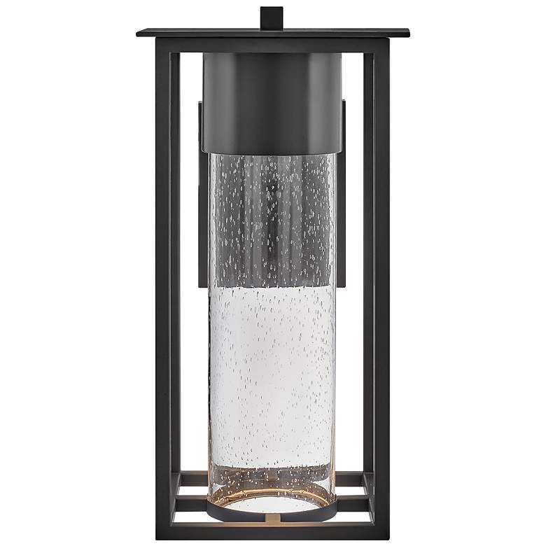 Image 3 Hinkley Coen 16" High Black LED Outdoor Lantern Wall Light more views